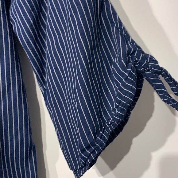 Bell Sleeve Top with Tie - Picture 2 of 7